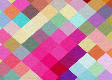 Renkli karelerle soyut arkaplan