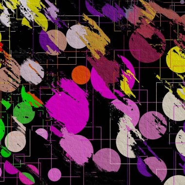 soyut dijital duvar kağıdı, modern renkli arkaplan