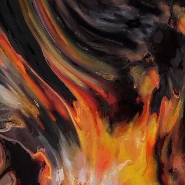 Modern sanat, yaratıcılık ve tasarım konularındaki renkli resimlerin soyut arkaplanı