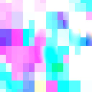 Altıgenler ve karelerle soyut geometrik arkaplan