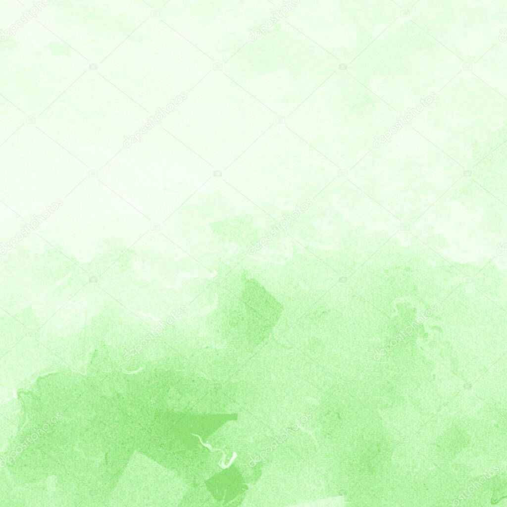 Abstract textured green stained background