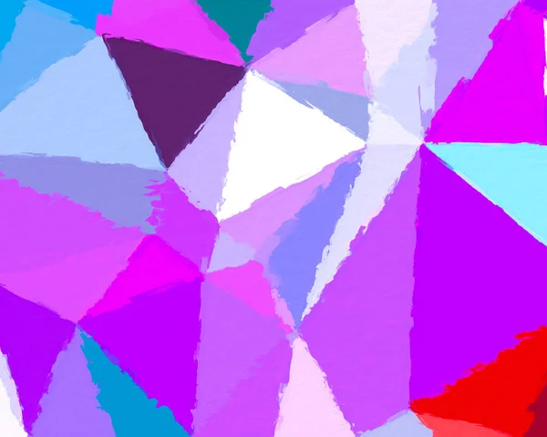 Abstract Getextureerde Kleurrijke Geometrische Achtergrond — Stockfoto