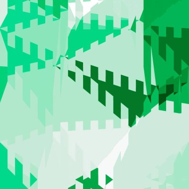 Soyut desenli yeşil geometrik arkaplan