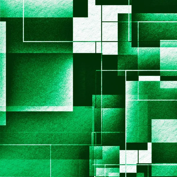 Absztrakt Texturált Zöld Geometriai Háttér — Stock Fotó