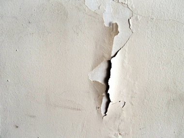 Çatlak beyaz duvar dokusu arkaplanı