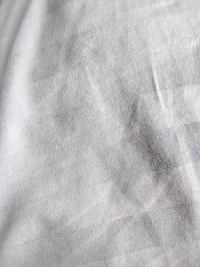 Beyaz çarşaf kumaş dokusu arkaplanı