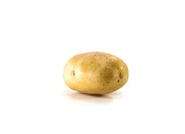 Izolowane Ziemniaki Białym Tle — Zdjęcie stockowe
