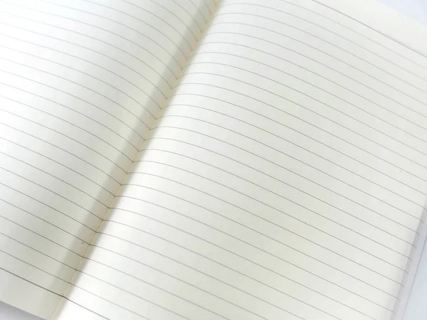 Blank Notebook Lines Pages Background — Stock Photo, Image