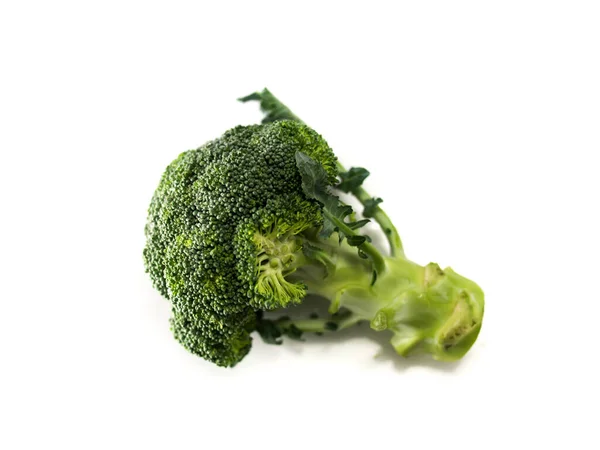 Isolierter Brokkoli Auf Weißem Hintergrund — Stockfoto