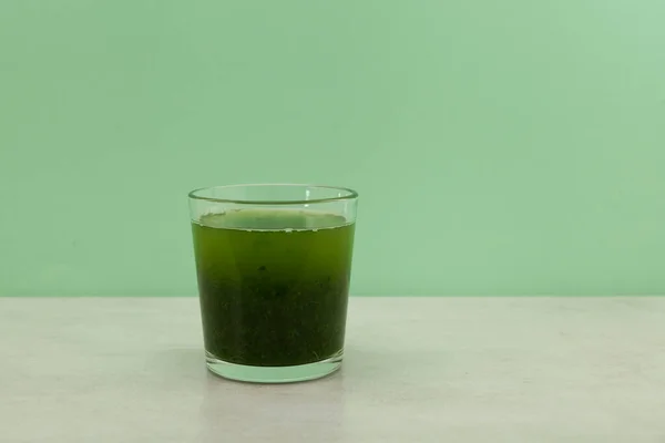 Травяной Аюрведический Напиток Листьев Моринги Здоровое Питание Зеленые Листья Обладают — стоковое фото