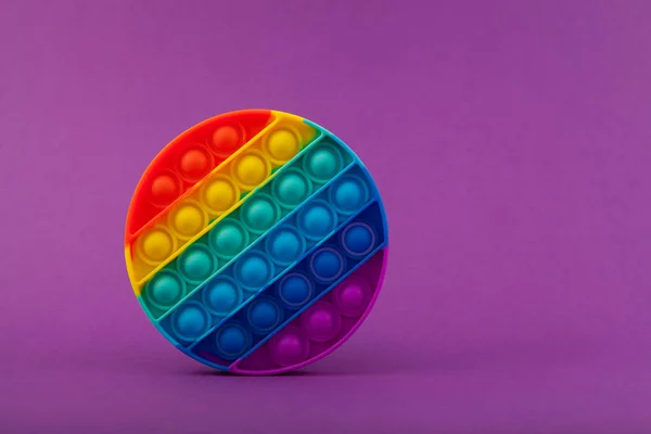 Trendy Pop Fidget Brinquedo Novo Popular Colorido Stress Pop Brinquedo — Fotografia de Stock