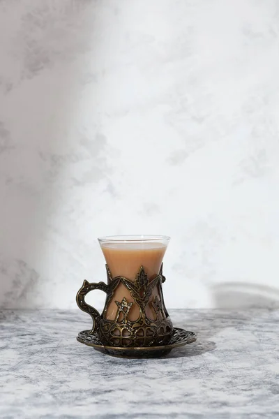 Чай Карак Чай Масала Популярный Индийский Согревающий Напиток Армуду Светло — стоковое фото