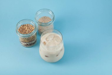 Misutgaru mu, Misugaru Latte mi? Kore milkshake 'i. Sağlıklı Protein içeceği.