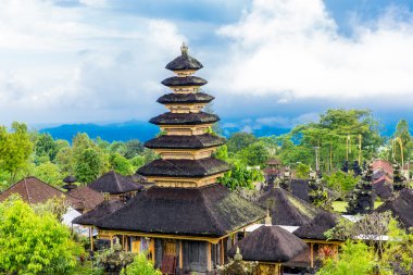 baliness stil tapınak bali Endonezya
