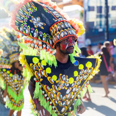 Ocak ayı 17th 2016. Kalibo, Filipinler. Festival atı-Atihan. Uni