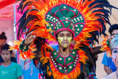 Ocak ayı 24th 2016. Iloilo, Filipinler. Dinagyang Festivali. Unid