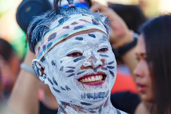 17 de janeiro de 2016. Kalibo, Filipinas. Festival Ati-Atihan. Uni — Fotografia de Stock