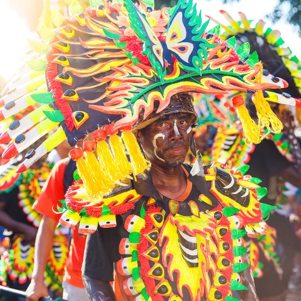 17 gennaio 2016. Kalibo, Filippine. Festival Ati-Atihan. Uni — Foto Stock