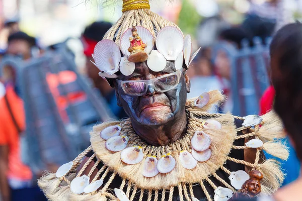 17 gennaio 2016. Kalibo, Filippine. Festival Ati-Atihan. Uni — Foto Stock