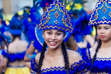 Ocak ayı 24th 2016. Iloilo, Filipinler. Dinagyang Festivali. Unid