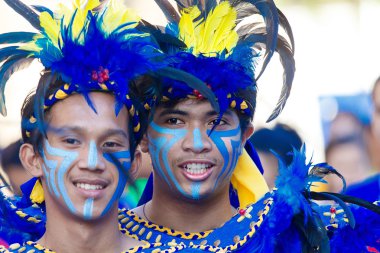 Ocak ayı 24th 2016. Iloilo, Filipinler. Dinagyang Festivali. Unid