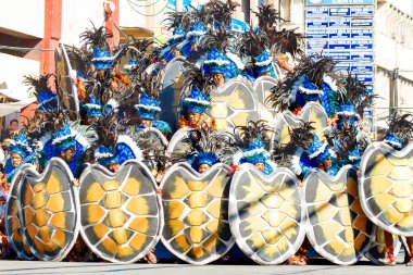 Ocak ayı 24th 2016. Iloilo, Filipinler. Dinagyang Festivali. Unid