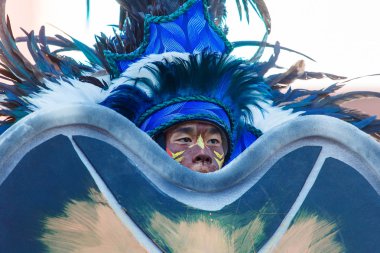 Ocak ayı 24th 2016. Iloilo, Filipinler. Dinagyang Festivali. Unid