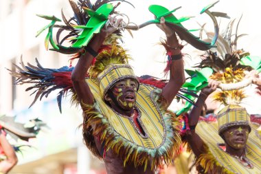 Ocak ayı 24th 2016. Iloilo, Filipinler. Dinagyang Festivali. Unid