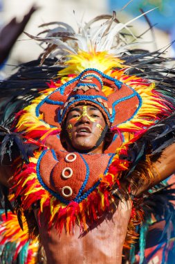 Ocak ayı 24th 2016. Iloilo, Filipinler. Dinagyang Festivali. Unid