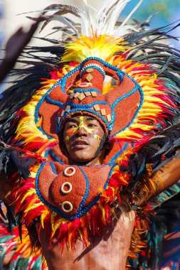 Ocak ayı 24th 2016. Iloilo, Filipinler. Dinagyang Festivali. Unid