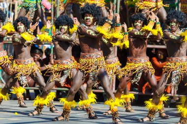 Ocak ayı 24th 2016. Iloilo, Filipinler. Dinagyang Festivali. Unid