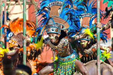 Ocak ayı 24th 2016. Iloilo, Filipinler. Dinagyang Festivali. Unid