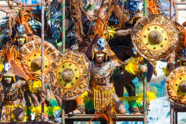 Ocak ayı 24th 2016. Iloilo, Filipinler. Dinagyang Festivali. Unid