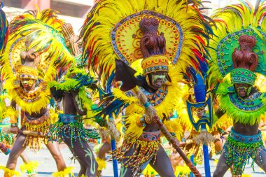 Ocak ayı 24th 2016. Iloilo, Filipinler. Dinagyang Festivali. Unid