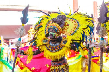 Ocak ayı 24th 2016. Iloilo, Filipinler. Dinagyang Festivali. Unid