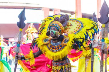 Ocak ayı 24th 2016. Iloilo, Filipinler. Dinagyang Festivali. Unid