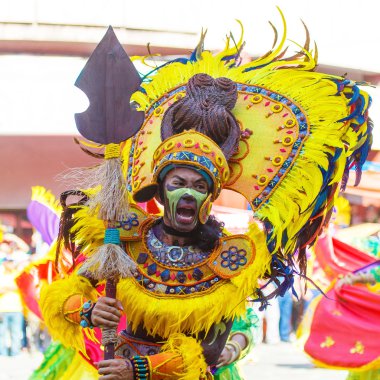 Ocak ayı 24th 2016. Iloilo, Filipinler. Dinagyang Festivali. Unid