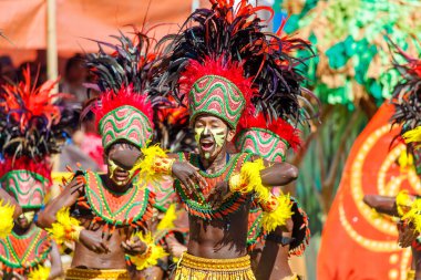 Ocak ayı 24th 2016. Iloilo, Filipinler. Dinagyang Festivali. Unid