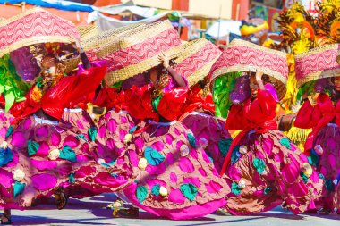 Ocak ayı 24th 2016. Iloilo, Filipinler. Dinagyang Festivali. Unid