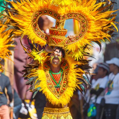 Ocak ayı 24th 2016. Iloilo, Filipinler. Dinagyang Festivali. Unid