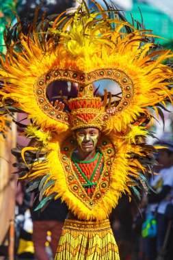 Ocak ayı 24th 2016. Iloilo, Filipinler. Dinagyang Festivali. Unid