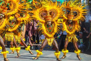 Ocak ayı 24th 2016. Iloilo, Filipinler. Dinagyang Festivali. Unid