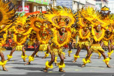 Ocak ayı 24th 2016. Iloilo, Filipinler. Dinagyang Festivali. Unid