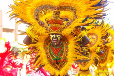 Ocak ayı 24th 2016. Iloilo, Filipinler. Dinagyang Festivali. Unid