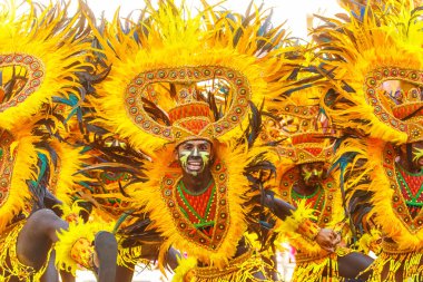 Ocak ayı 24th 2016. Iloilo, Filipinler. Dinagyang Festivali. Unid