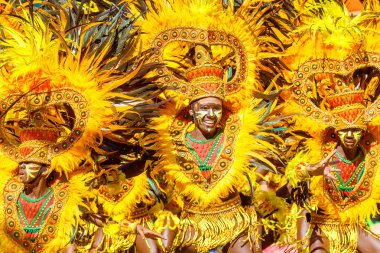 Ocak ayı 24th 2016. Iloilo, Filipinler. Dinagyang Festivali. Unid