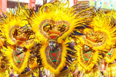Ocak ayı 24th 2016. Iloilo, Filipinler. Dinagyang Festivali. Unid