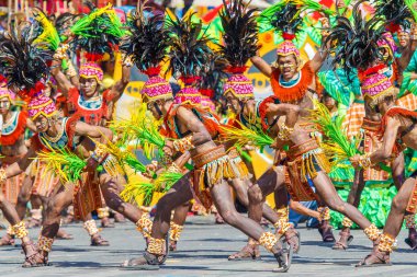 Ocak ayı 24th 2016. Iloilo, Filipinler. Dinagyang Festivali. Unid