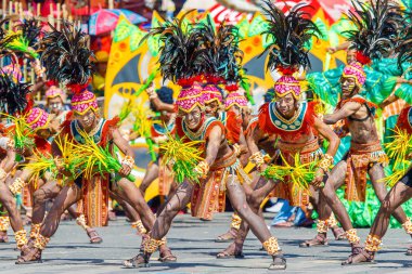 Ocak ayı 24th 2016. Iloilo, Filipinler. Dinagyang Festivali. Unid