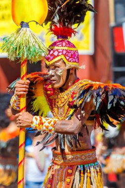 Ocak ayı 24th 2016. Iloilo, Filipinler. Dinagyang Festivali. Unid